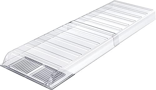 Ventilaider Magnetic Air Vent Extender for Under Furniture, Improved Stronger Plastic Material, Fits Floor Registers Up to 14' Wide, Dimensions: 1.5' Tall, 12.9' Wide, Extends From 17' Up to 33' Long