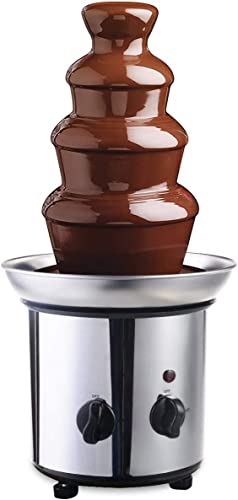 4 Tiers Commercial Stainless Steel Hot New Luxury Chocolate Fondue Fountain New