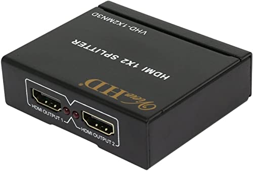 ViewHD 2 Port 1x2 Powered HDMI 1 in 2 Out Mini Splitter for 1080P & 3D | Model: VHD-1X2MN3D