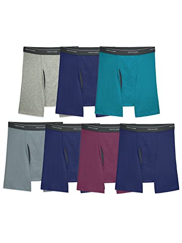 Fruit of the Loom Men's Coolzone Boxer Briefs, 7 Pack - Assorted Colors, Medium