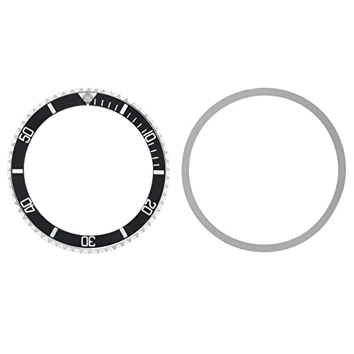 Ewatchparts WATCH BEZEL RING + INSERT COMPATIBLE WITH OLD ROLEX SUBMARINER 5508 5512 5513 1680 BLACK