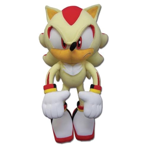 GE Animation Great Eastern GE-52631 Sonic The Hedgehog Super Shadow Stuffed Plush, 12'