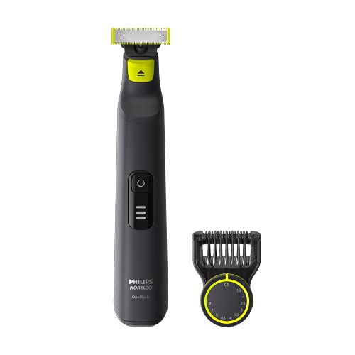 Philips Norelco OneBlade Pro Hybrid Electric Trimmer and Shaver, Black, 2 Piece, QP6530/70, Old Version