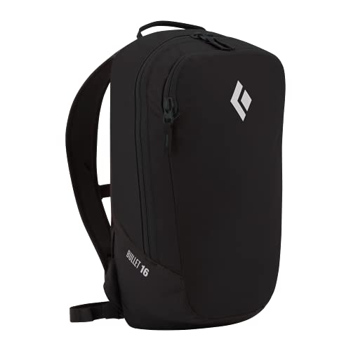 Black Diamond Unisex Bullet 16 Liter Trim Backpack for Off-Trail or High-Mileage Scrambles, Black, One Size