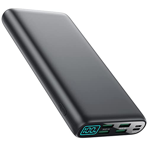 Portable Charger 38800mAh,LCD Display Power Bank,4 USB Outputs Battery Pack Backup, Dual Input USB-C Phone Charging Compatible with iPhone 14/13 Pro Max/13 Mini/12,Android Samsung Galaxy/Pixel/Nexus