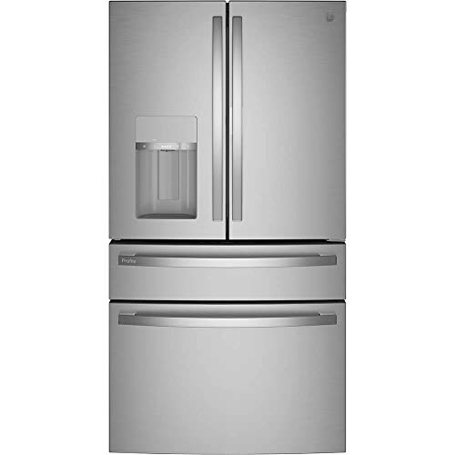 GE Profile PVD28BYNFS 36' 4-Door French Door Refrigerator with 27.6 cu. ft. Total Capacity in Fingerprint Resistant Stainless Steel