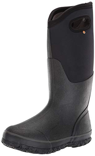 Bogs Women's Classic High Handle Waterproof Insulated Boot,Black,8 M US