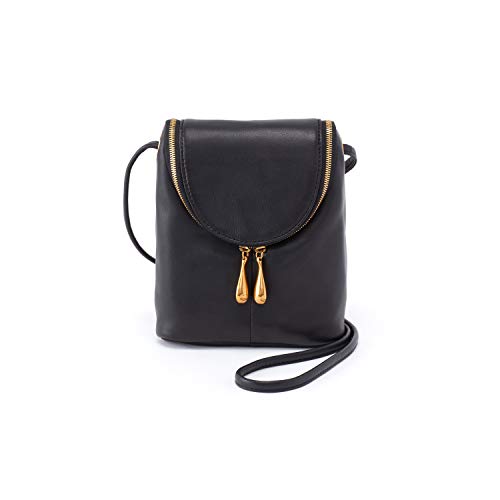 Hobo Women's Leather Fern Crossbody Bag (Black)