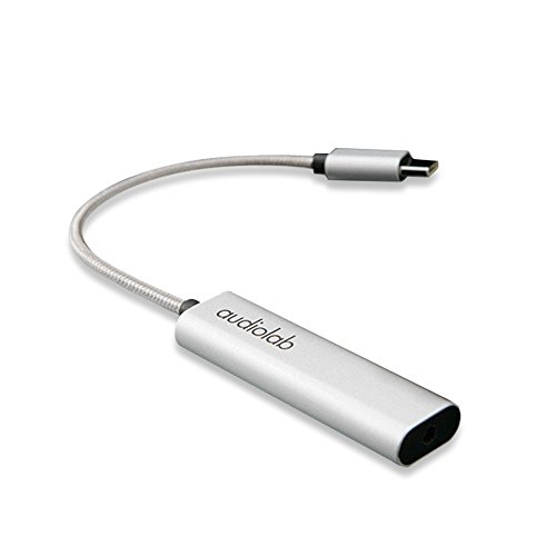 Audiolab Portable Headphone Amplifier Audio Powered USB DAC Headphone Amp for Phone (Android,USB-C Port)