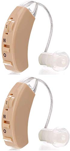 Set of 2 Personal Hearing Amplifier Aids - Sound Devices for Men and Women