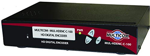 Multicom 1080P HDMI to Coax Digital 100 Encoder Modulator J.83B QAM 64 / J.83B QAM 256 RF or ATSC Output
