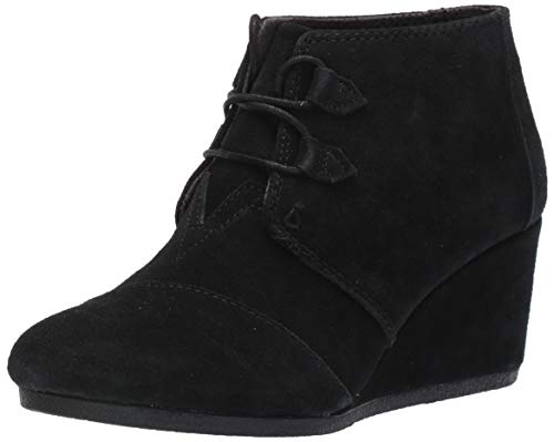 TOMS Black Suede Women's Kala Botie 10012955 (Size: 7)