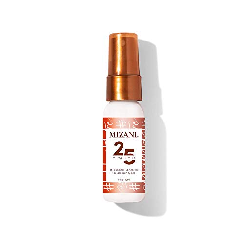 MIZANI 25 Miracle Milk Leave-In Conditioner | Moisturizing DetanglerSpray| for Frizzy & Curly Hair | 1 Fl Oz