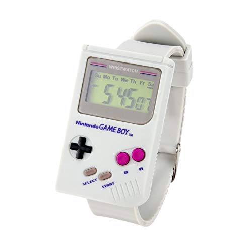 Nintendo Gameboy Digital Watch - Official Super Mario Land Alarm Sound & Built-in LED. Iconic Design, Great Retro Gaming Gift.