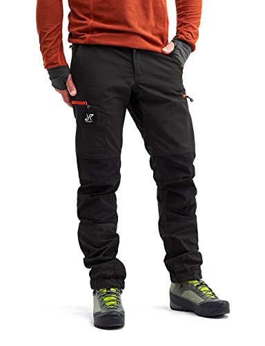 RevolutionRace Men’s Nordwand Pants, Durable Pants for All Outdoor Activities, Anthracite/Autumn, XL