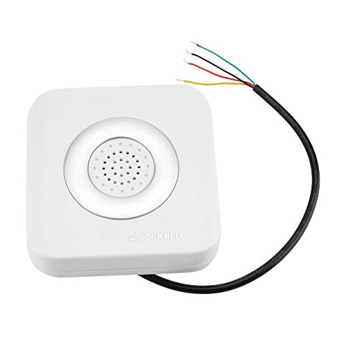 12V Wired Doorbell Home Security Alarm SystemSwitch Door Push Buttons for Home Office Hotel No Battery Needed