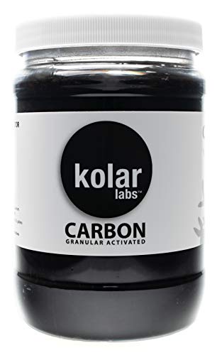 Kolar Labs Crystal Cal Activated Carbon – Large Jar, Activated Charcoal for Aquariums and Fish Tanks