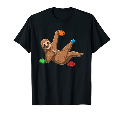 Chilled Sloth - Bouldering and Rock Climbing Gift T-Shirt