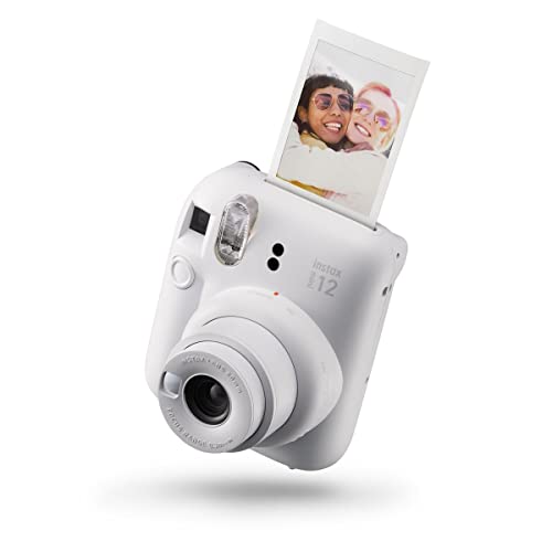 Fujifilm Instax Mini 12 Instant Film Camera, Clay White