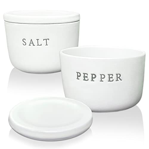 COLIBROX Salt & Pepper Stoneware Cellar