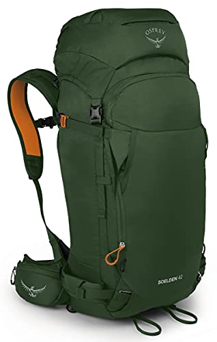 Osprey Men's Soelden 42 Backcountry Ski and Snowboard Backpack, Dustmoss Green, O/S