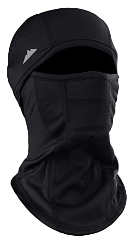 Balaclava Ski Mask - Winter Face Mask for Men & Women - Cold Weather Gear for Skiing, Snowboarding & Motorcycle Riding Black