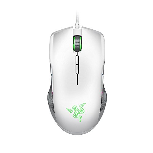 Razer Lancehead TE Ambidextrous Gaming Mouse: 16,000 DPI Optical Sensor - Chroma RGB Lighting - 8 Programmable Buttons - Mechanical Switches - Mercury White