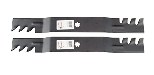 Rotary Copperhead Mulching Mower Blades Fit John Deere Models D100 LA100 Replaces OEM GX22151 GY20850 For 42 Inch Deck (pack of 2)