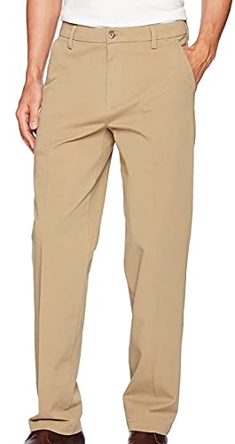 Dockers Men's Classic Fit Workday Khaki Smart 360 FLEX Pants, New British Khakhi (Stretch), 36W x 32L