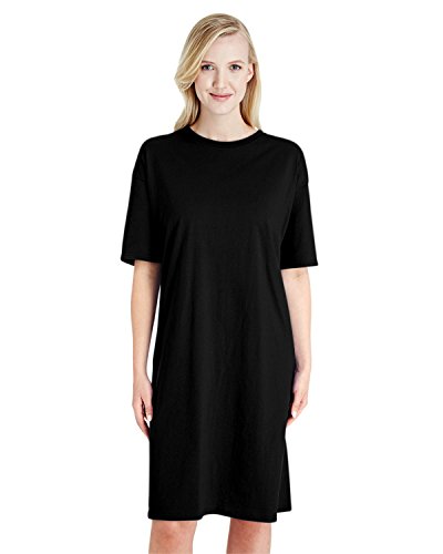 Hanes Women's Wear Around Nightshirt, Black, One Size