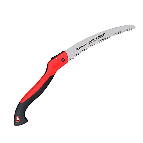 Corona Razor Tooth Folding Pruning Saw, 10 Inch Curved Blade, RS 7265D