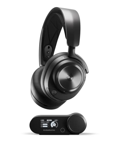 SteelSeries Arctis Nova Pro Wireless Xbox Multi-System Gaming Headset - Premium Hi-Fi Drivers - Active Noise Cancellation - Infinity Power System - ClearCast Mic - Xbox, PC, PS5, PS4, Switch, Mobile