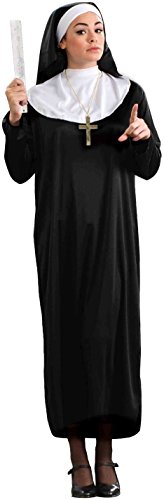 Forum Novelties Women's Nun Costume, Black, Standard Size Fits 14/16