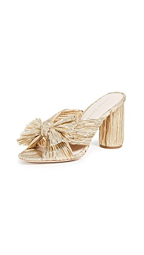 Loeffler Randall Women's Penny Heeled Sandal, Gold, 6.5