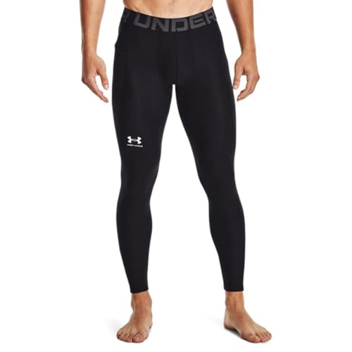 Under Armour Men's Armour HeatGear Leggings , Black (001)/Pitch Gray , Medium