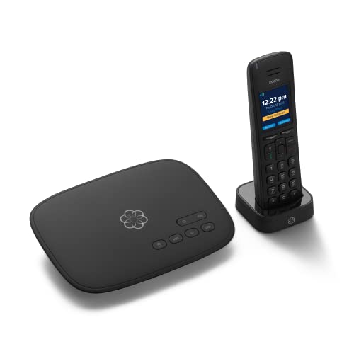 Ooma Telo VoIP Free Internet Home Phone Service and HD3 Handset. Affordable landline replacement. Unlimited nationwide calling. Low international rates. Answering machine. Option to block Robocalls