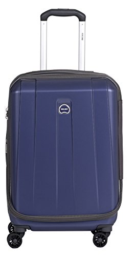 Delsey Paris Helium Shadow Hardside Luggage Expandable Spinner Trolley Collection (Navy, Carry-On 21 Inch)
