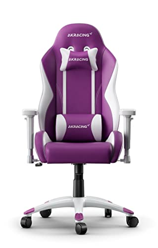AKRacing California Gaming Chair XS Extra Small, Swivel, Rocker and Seat Height Adjustment Mechanisms with 5/10, Purple
