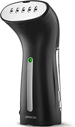 Steamer for Clothes, Hand Held Portable Travel Garment Steamer, Metal Steam Head, 25s Heat Up, Pump System, Mini Size, Handheld Steamer for Any Fabrics, No Water Spitting, 120V Black