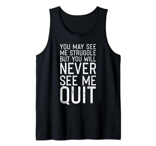 Motivational Workout Inspiration Saying Men Women Sports Gym Tank Top