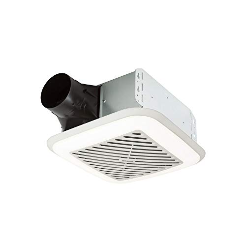 Broan-NuTone 791LEDM Ventilation Fan with LED Light and Roomside Installation, ENERGY STAR Certified, 110 CFM, 1.5 Sones, White