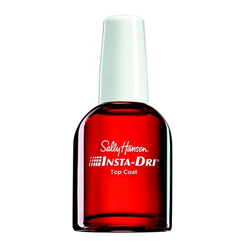 Sally Hansen Insta-Dri Anti-Chip Top Coat 45117 Clear, 0.45 Fl Ounce (Pack of 1)