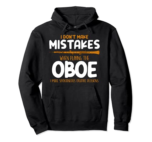 Funny Oboe Player Oboist Musician Gifts For Men Kids Youth Pullover Hoodie