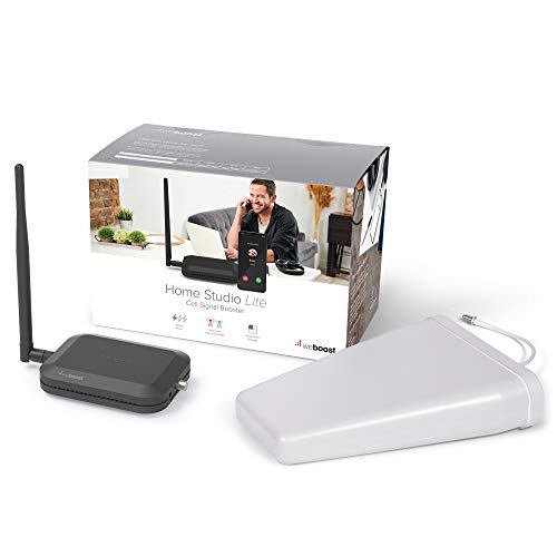 weBoost Home Studio Lite - Cell Phone Signal Booster for Verizon and AT&T only | Boosts 5G, 4G LTE up to 1,500 sq. ft | Made in the U.S. | FCC Approved (model 471101)