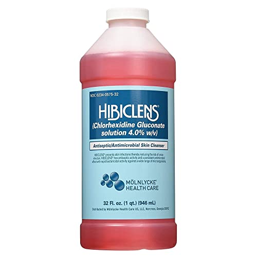 Hibiclens – Antimicrobial and Antiseptic Soap and Skin Cleanser – 32 oz – for Home and Hospital – 4% CHG