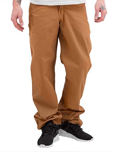 Dickies Men's Relaxed Fit Straight-Leg Duck Carpenter Jean, Brown Duck, 33W x 32L