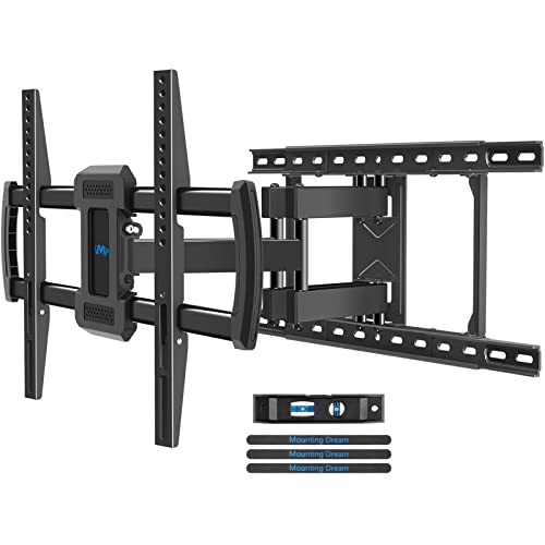 Mounting Dream TV Wall Mounts TV Bracket for Most 42-84 Inch TVs, UL Listed Premium TV Mount Full Motion with Articulating Arms, Max VESA 600x400mm and 100LBS, Fits 16', 18', 24' Studs, MD2296-24K