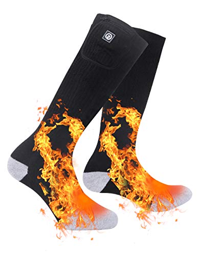 Heated Socks Men Women Battery Sock for Cold Feet Thermal Electric Socks for Camping Winter Footwarmers