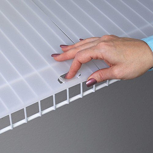 Shelf Liner for 16' Wire Shelving with Locking Tabs - 10 Foot Roll