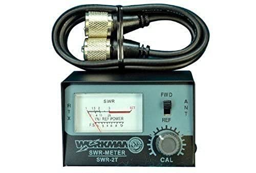 SWR METER for CB Radio Antennas with 3' Jumper cable - Workman SWR2T & CX-3-PL-PL